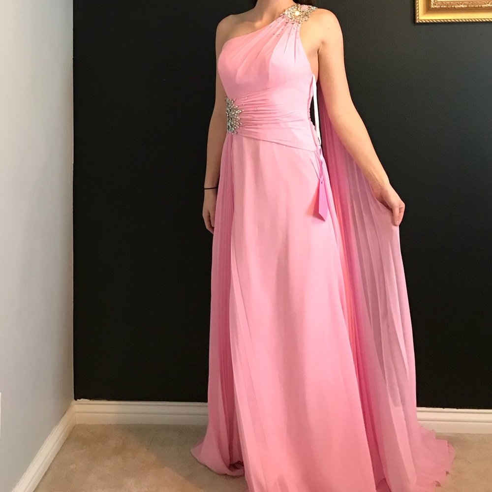 Tony Bowls Light Pink Prom or Pageant Dress